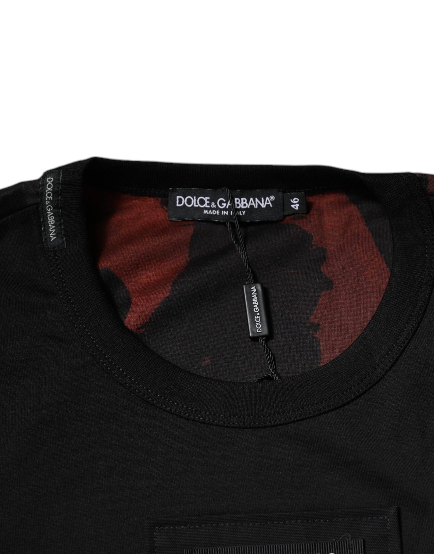Dolce & Gabbana Multicolor Camouflage Crew Neck T-shirt | Regal Royce