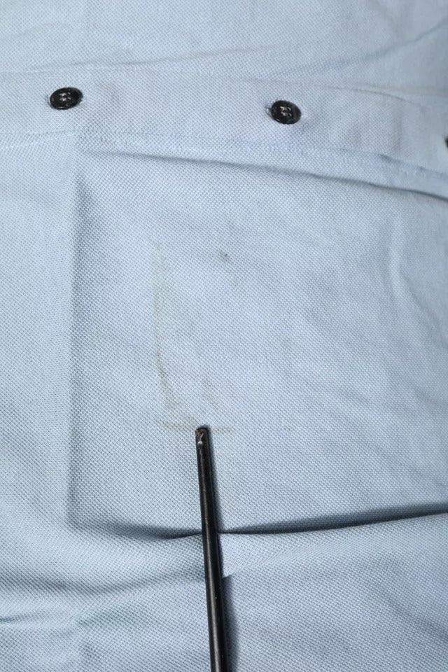 Dolce & Gabbana Blue Cotton Button Down Casual Men Polo Shirt | Regal Royce