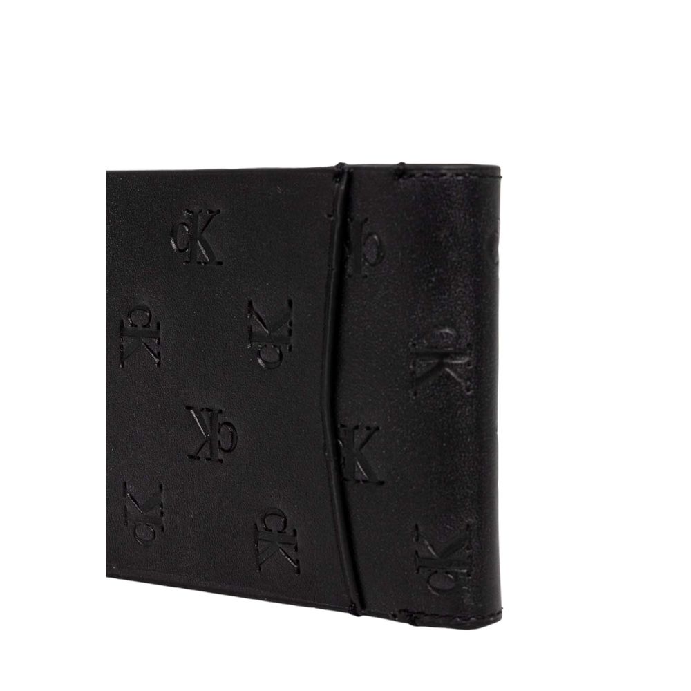 Calvin Klein Jeans Black Leather Wallet | Regal Royce
