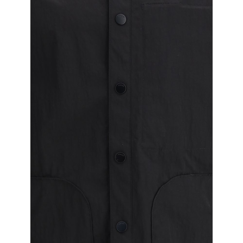Paltò Black Polyester Coat | Regal Royce