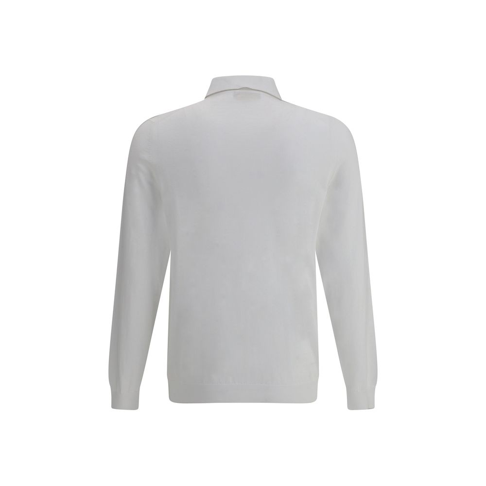 Svevo White Cotton Polo Shirt | Regal Royce
