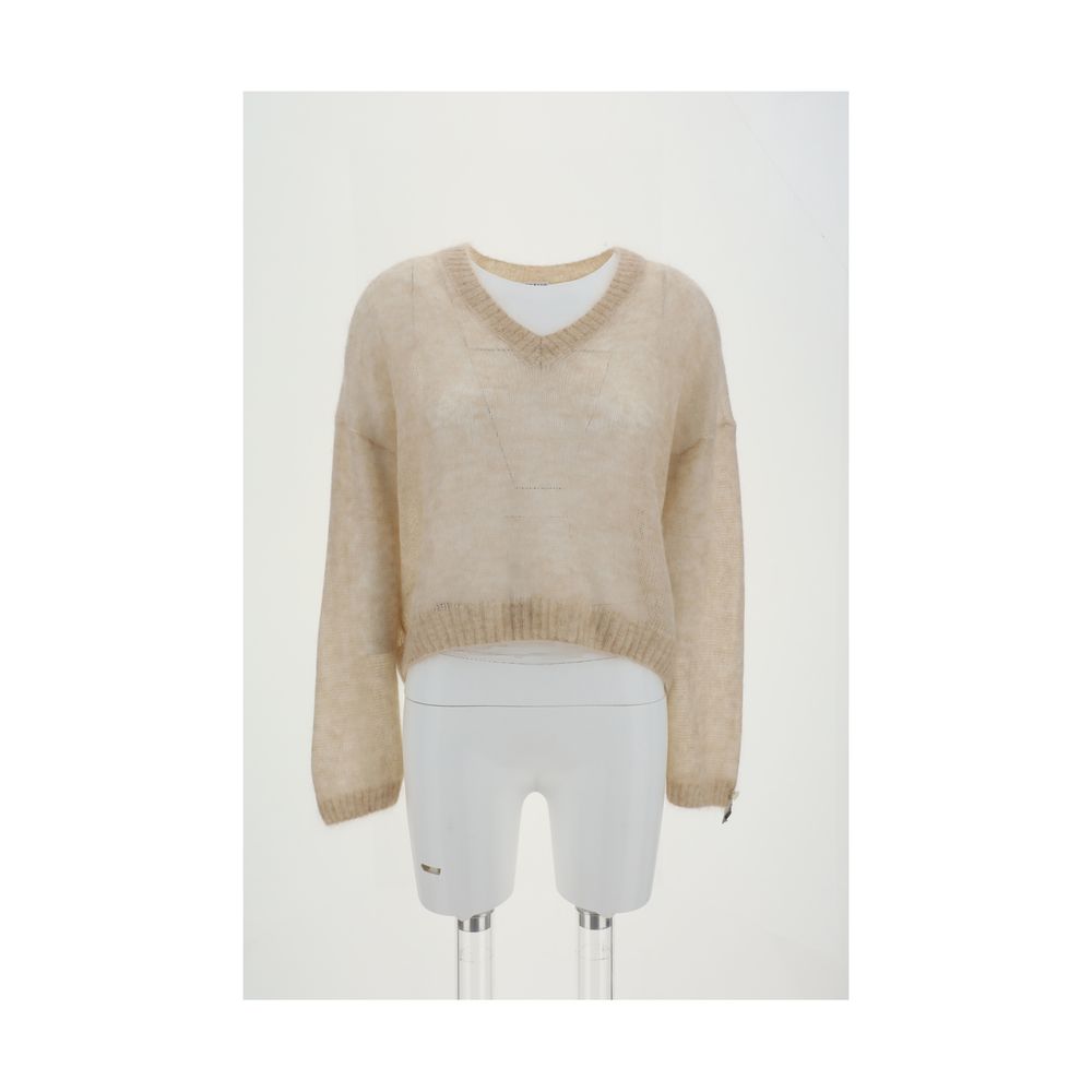 Brunello Cucinelli Beige Mohair Sweatshirt | Regal Royce
