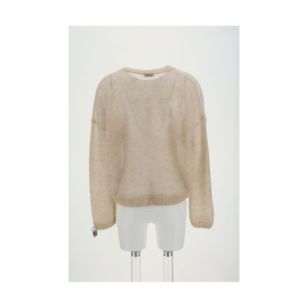 Brunello Cucinelli Beige Mohair Sweatshirt | Regal Royce
