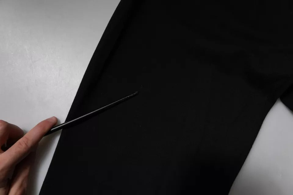 Dolce & Gabbana Black Cotton Jogger Jogging Pants | Regal Royce