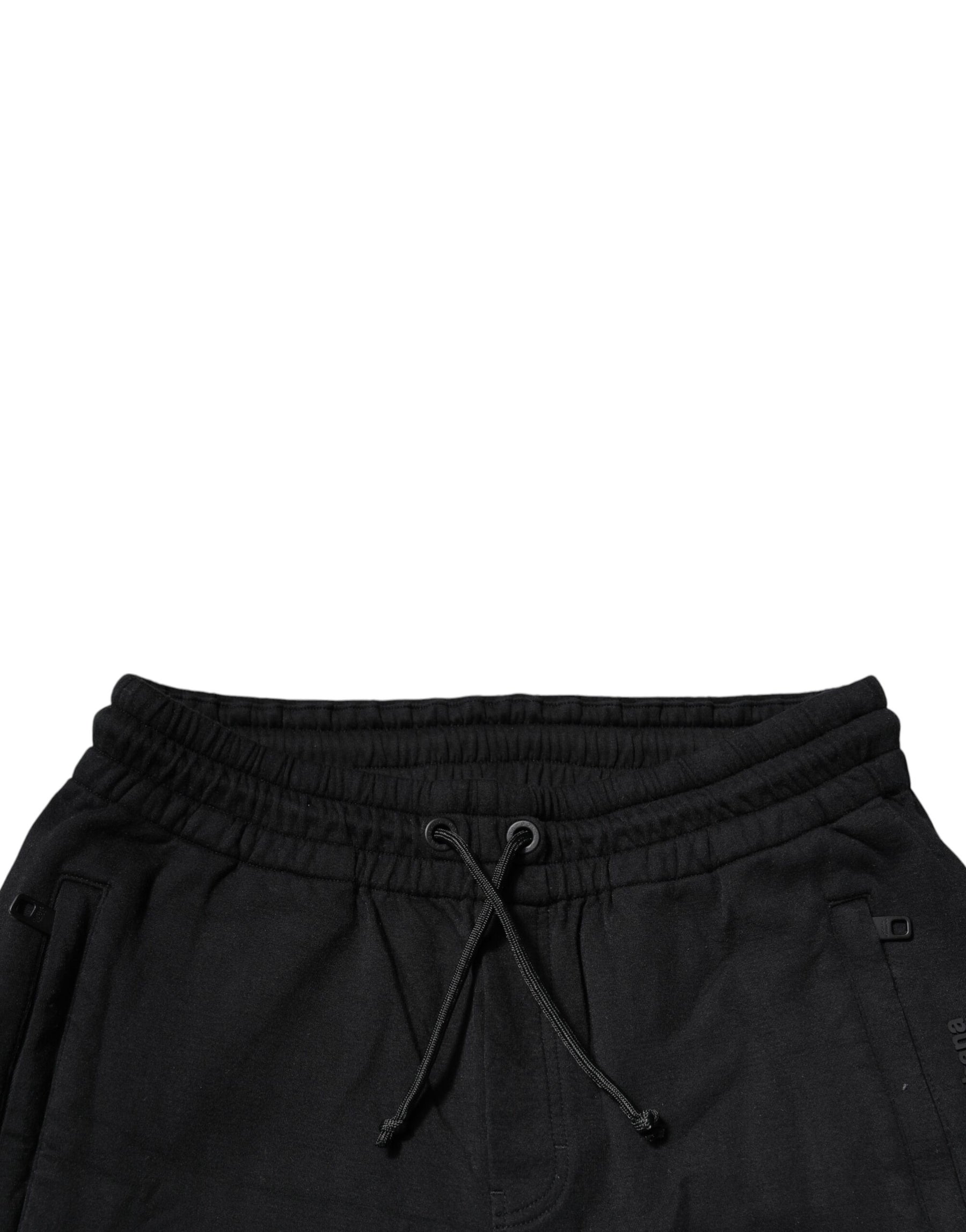 Dolce & Gabbana Black Cotton Jogger Jogging Pants | Regal Royce