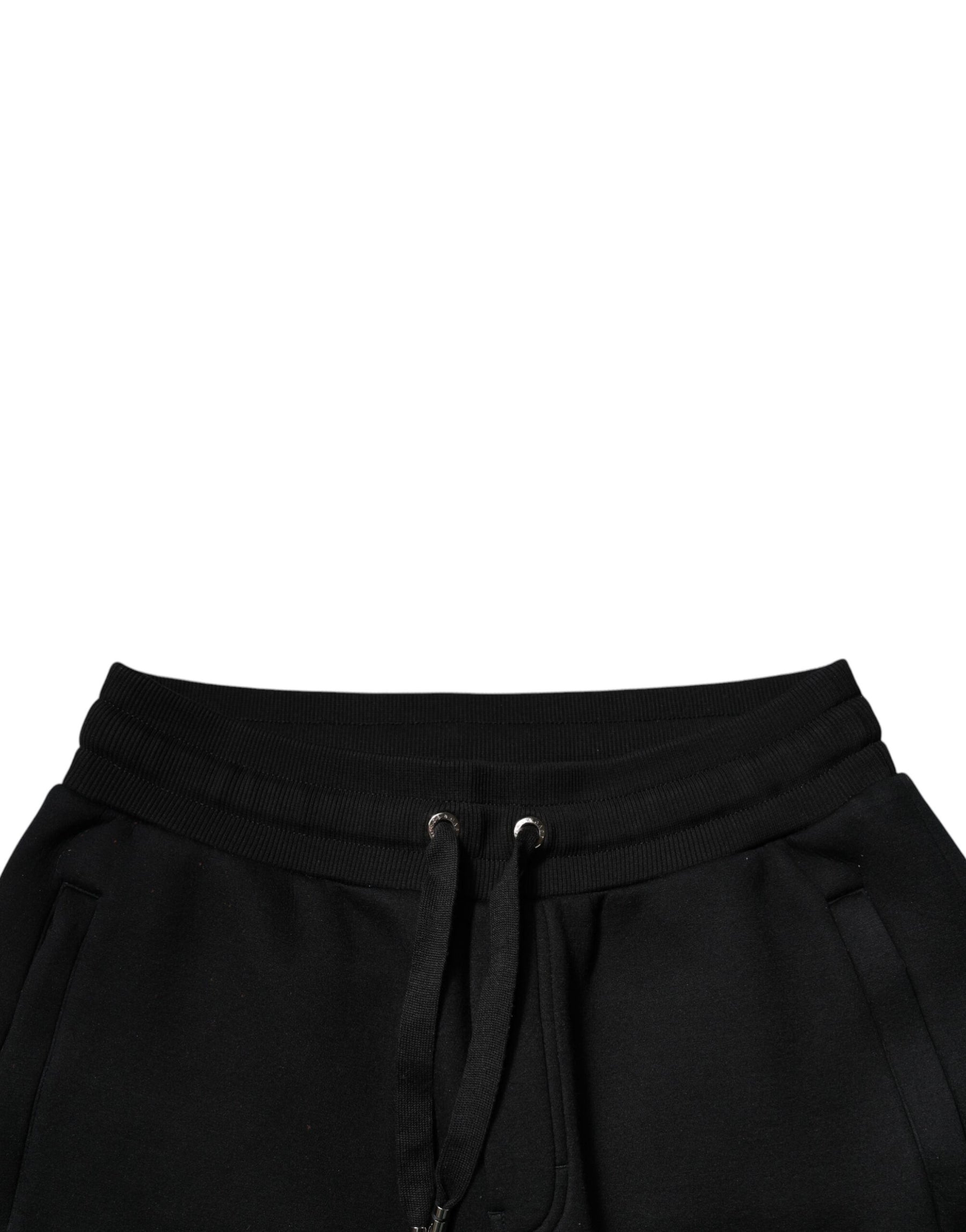 Dolce & Gabbana Black Modal Jogger Jogging Pants | Regal Royce