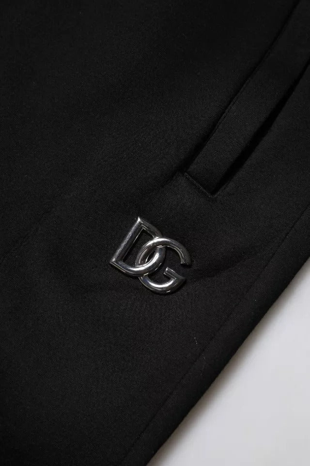 Dolce & Gabbana Black Modal Jogger Jogging Pants | Regal Royce
