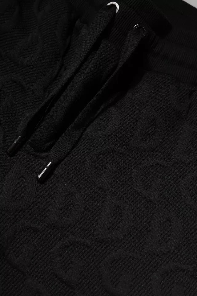 Dolce & Gabbana Black Logo Monogram Jogger Sweatpants Pants | Regal Royce