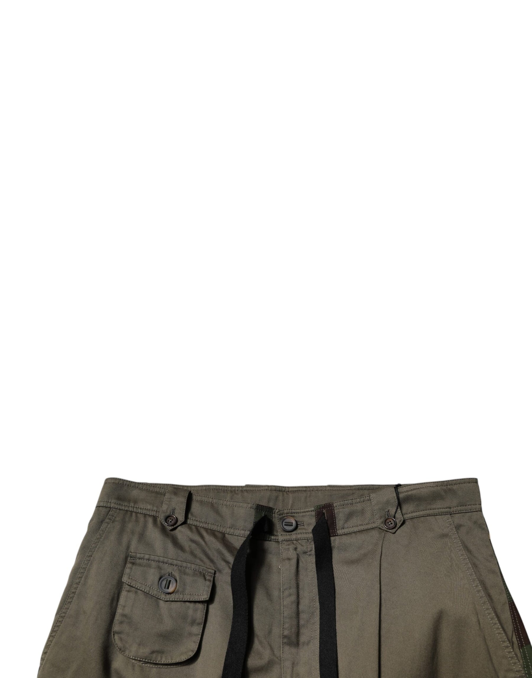 Dolce & Gabbana Multicolor Patchwork Camouflage Cargo Pants | Regal Royce