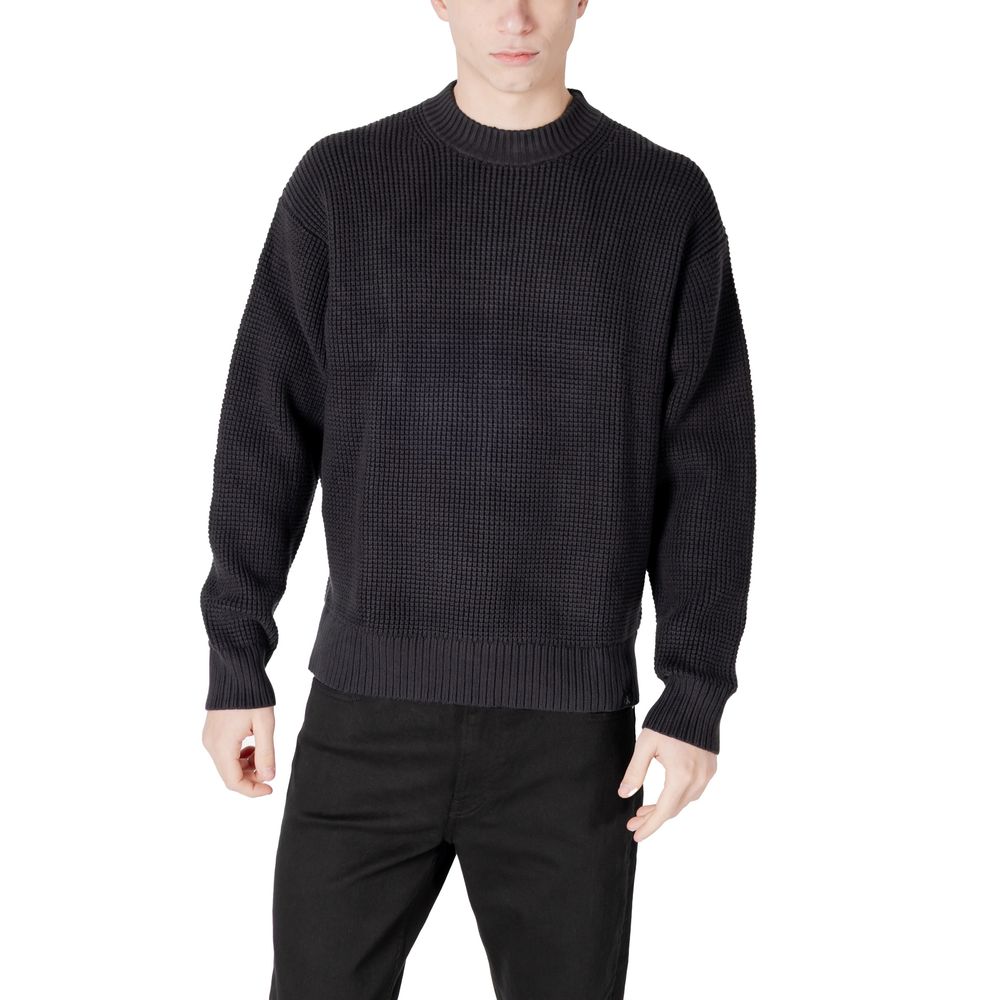 Calvin Klein Jeans Black Organic Cotton Sweatshirt | Regal Royce