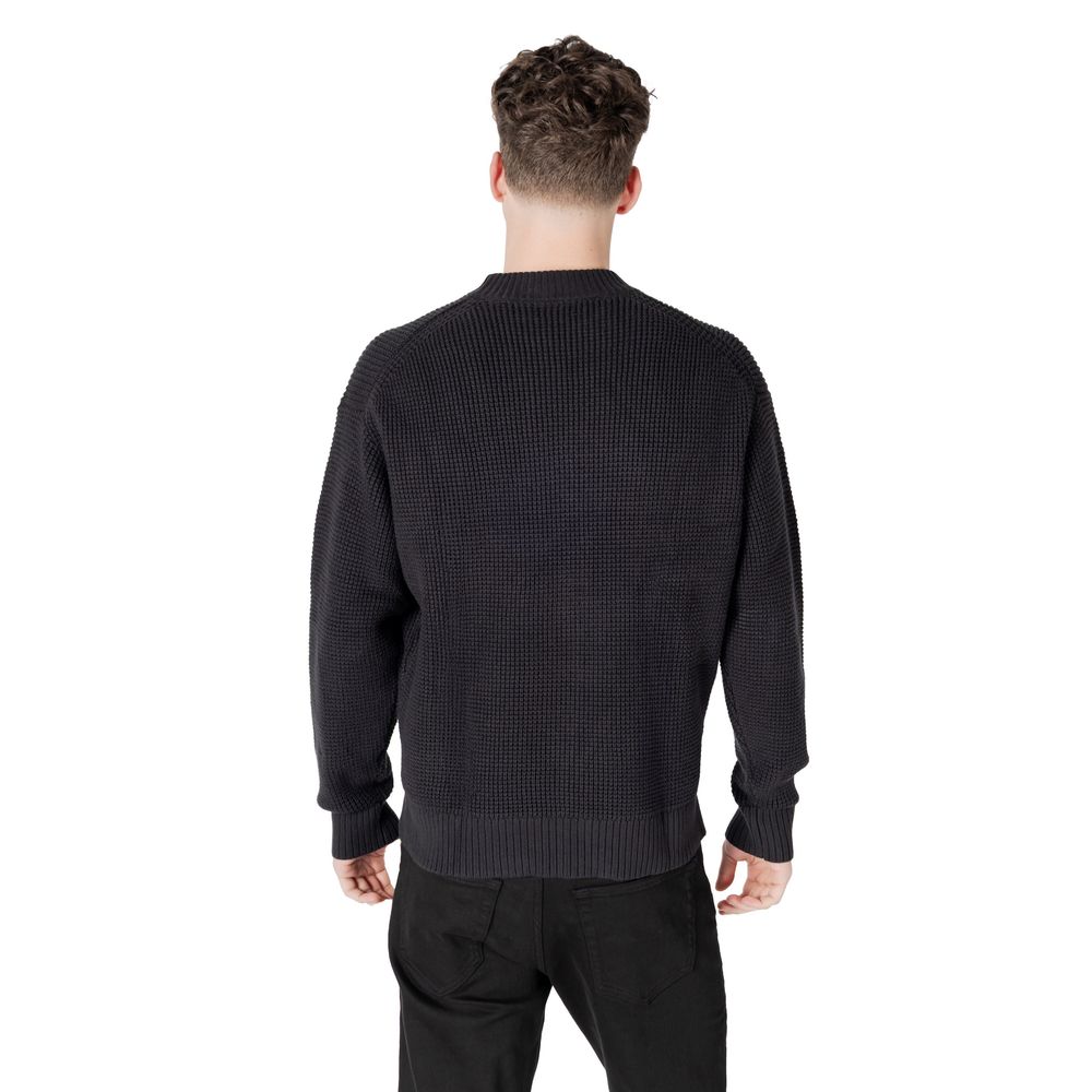 Calvin Klein Jeans Black Organic Cotton Sweatshirt | Regal Royce