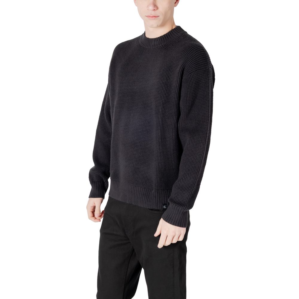 Calvin Klein Jeans Black Organic Cotton Sweatshirt | Regal Royce