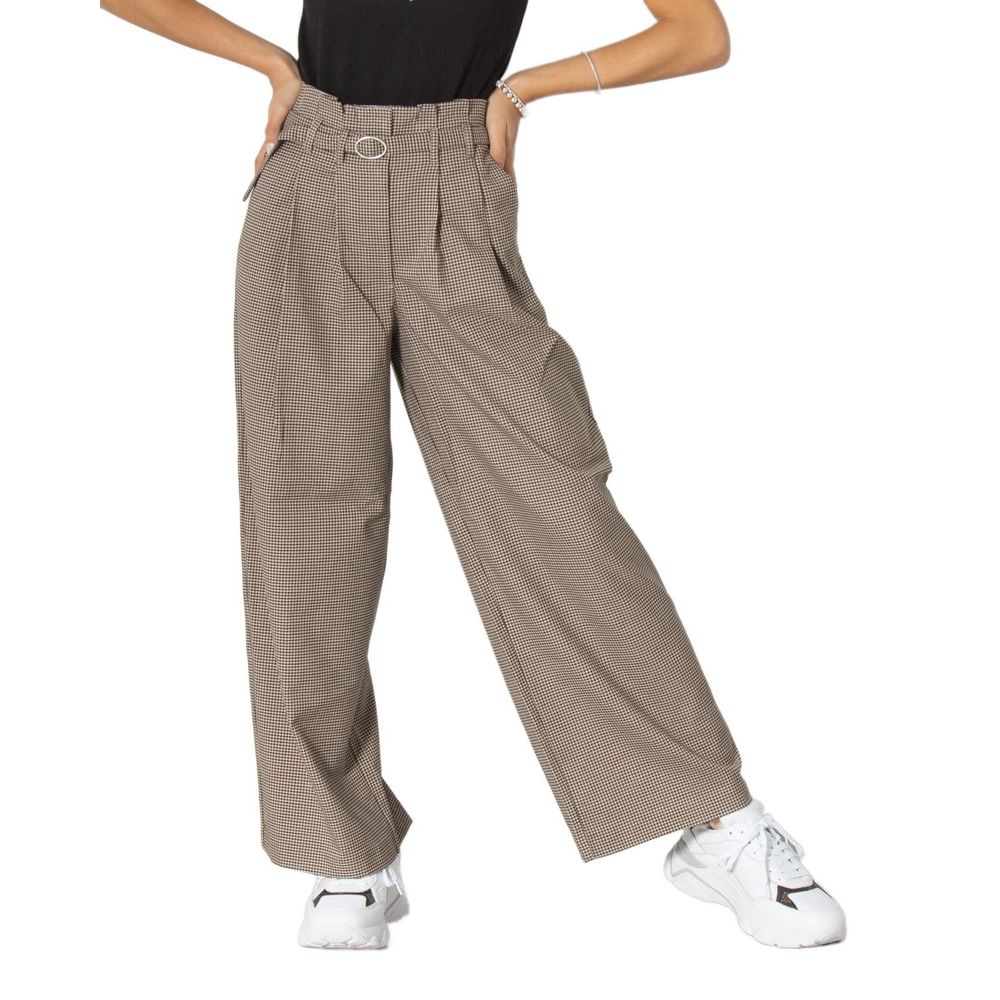 Only Beige Elastane Casual Pants | Regal Royce