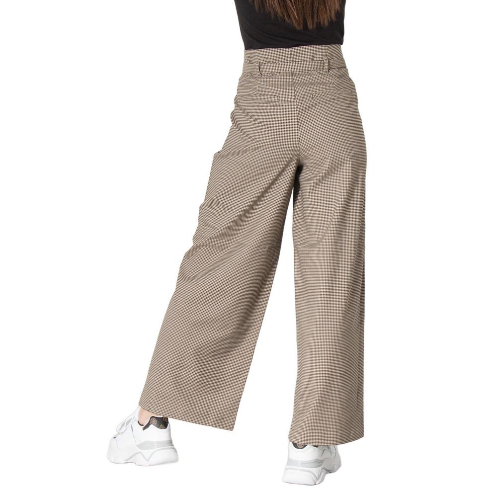 Only Beige Elastane Casual Pants | Regal Royce