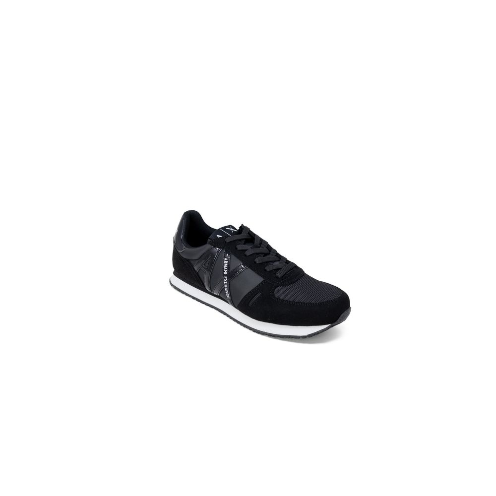 Armani Exchange Black Polyester Athletic Sneakers | Regal Royce