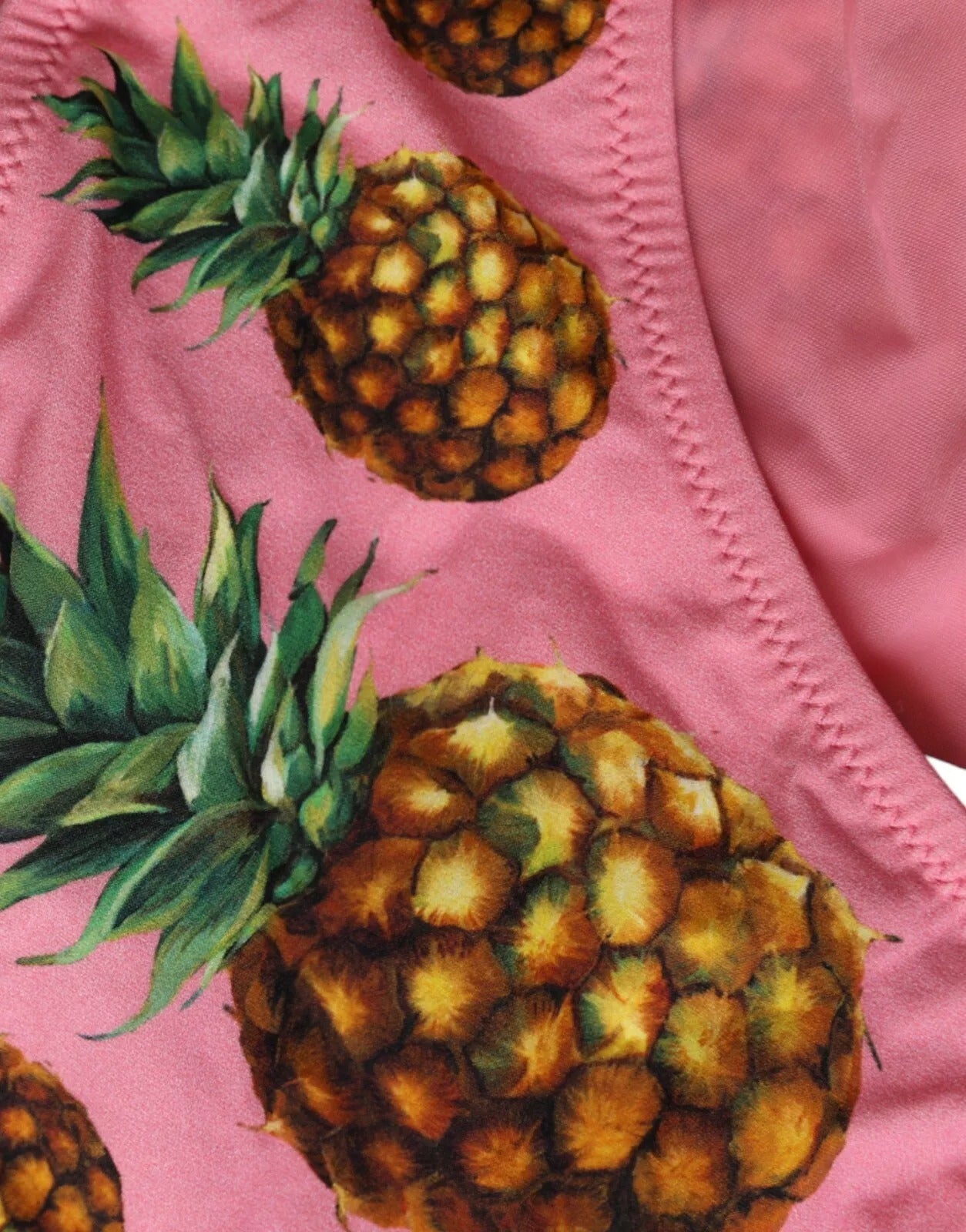 Dolce & Gabbana Pink Pineapple Swimsuit Bikini Bottom Swimwear | Regal Royce