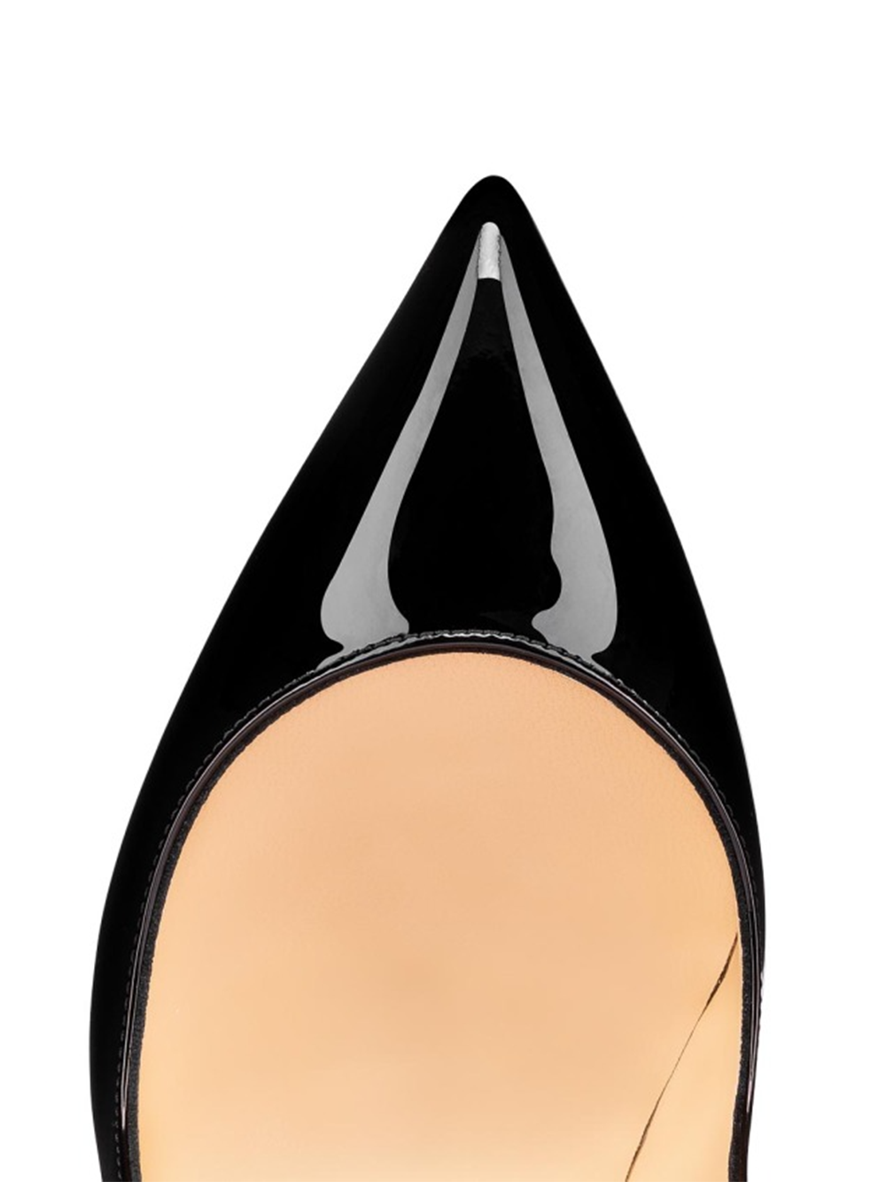 Christian Louboutin Black Patent Leather Hot Chick Pumps 100 | Regal Royce