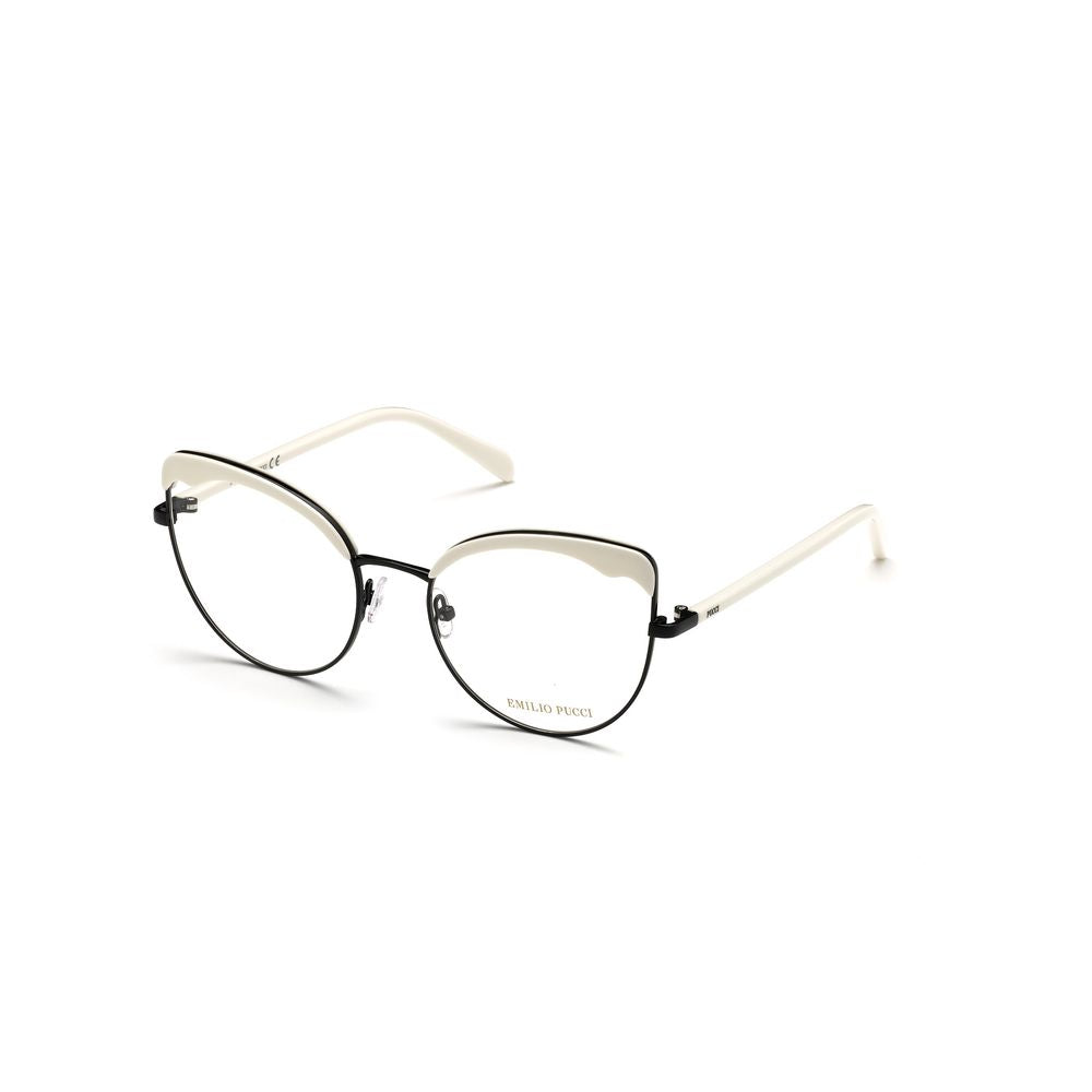 Emilio Pucci Black Metal Glasses (Frames) | Regal Royce