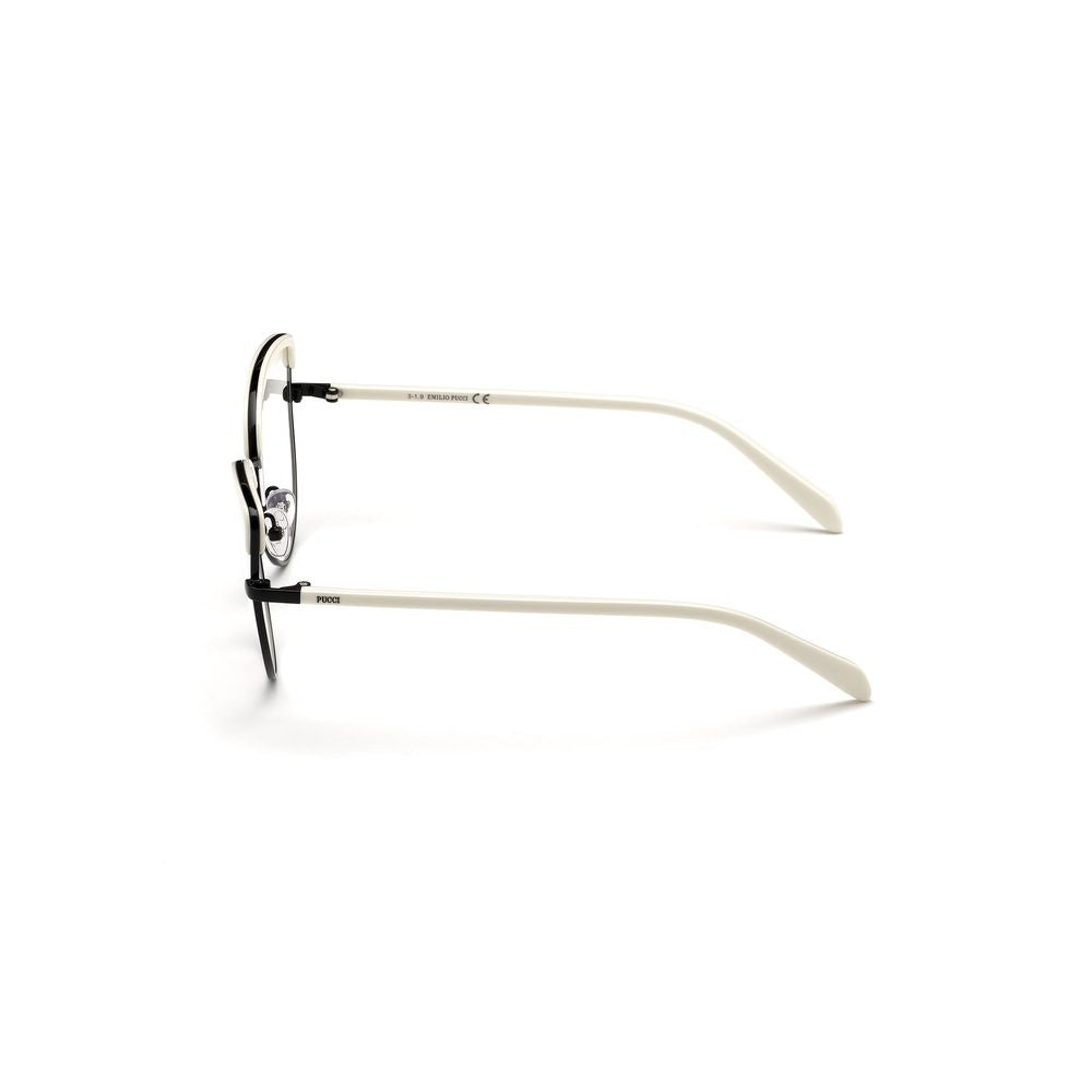 Emilio Pucci Black Metal Glasses (Frames) | Regal Royce