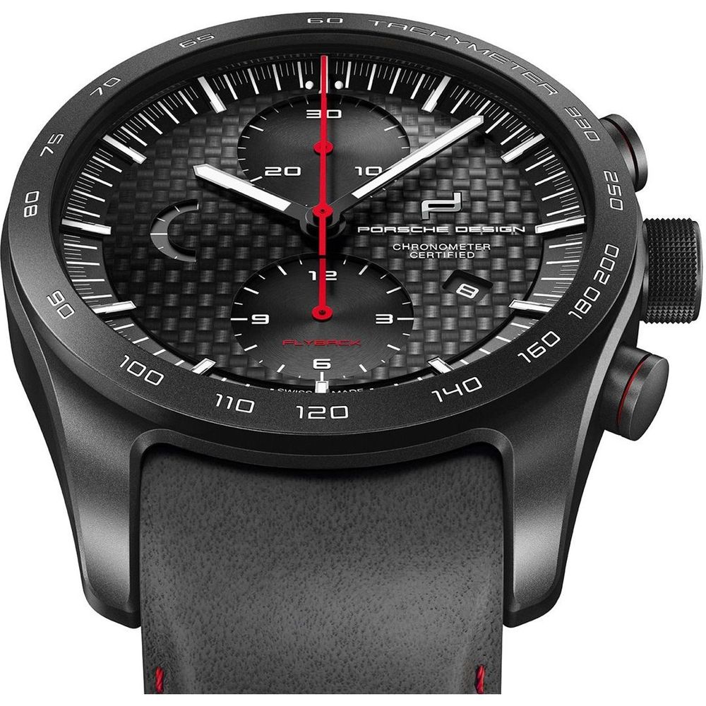 Porsche Design Black Leather Sport Watch | Regal Royce