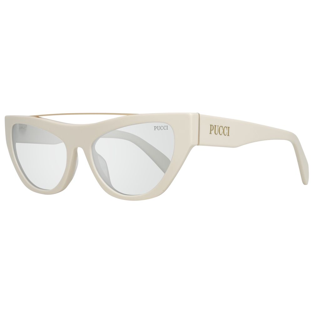Emilio Pucci White Metal Sunglasses | Regal Royce