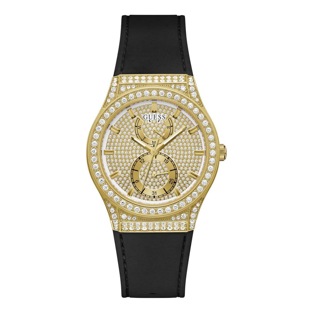 Guess Black Synthetic Dress Watch | Regal Royce