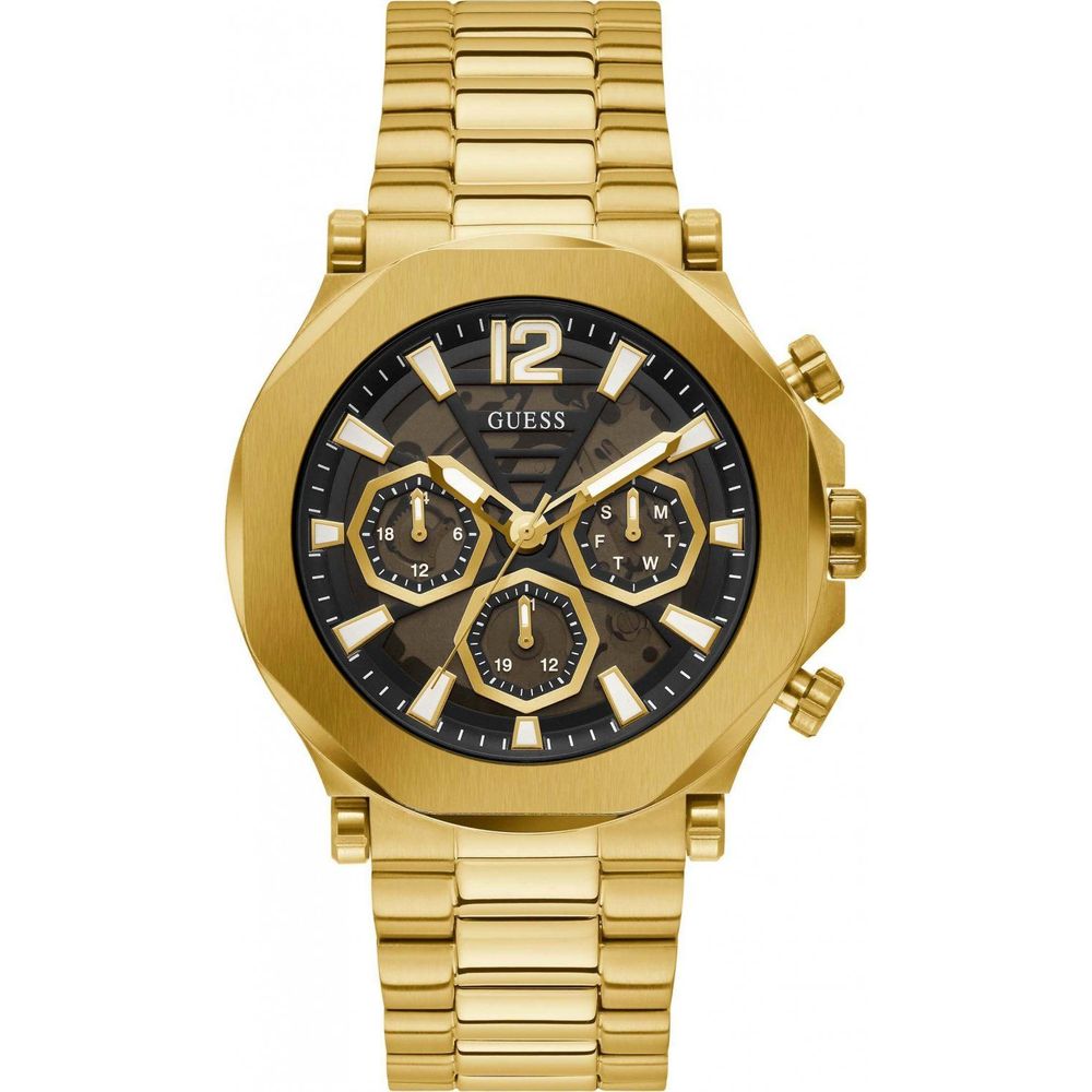 Guess Gold Stainless Steel Dress Watch | Regal Royce