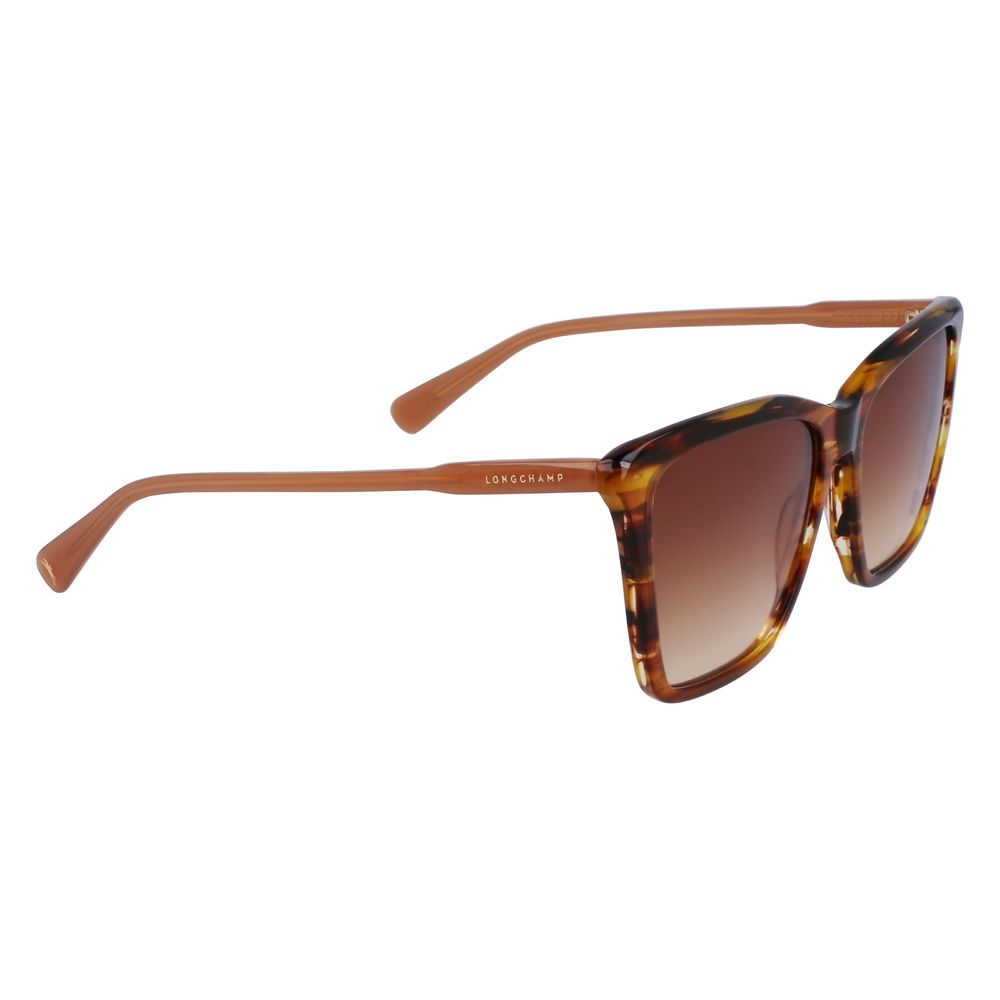 Longchamp Brown Acetate Sunglasses | Regal Royce