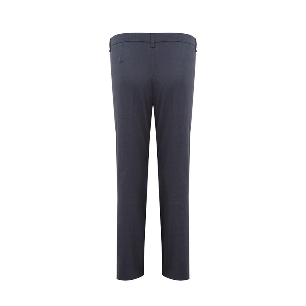 Lardini Blue Linen Casual Pants | Regal Royce