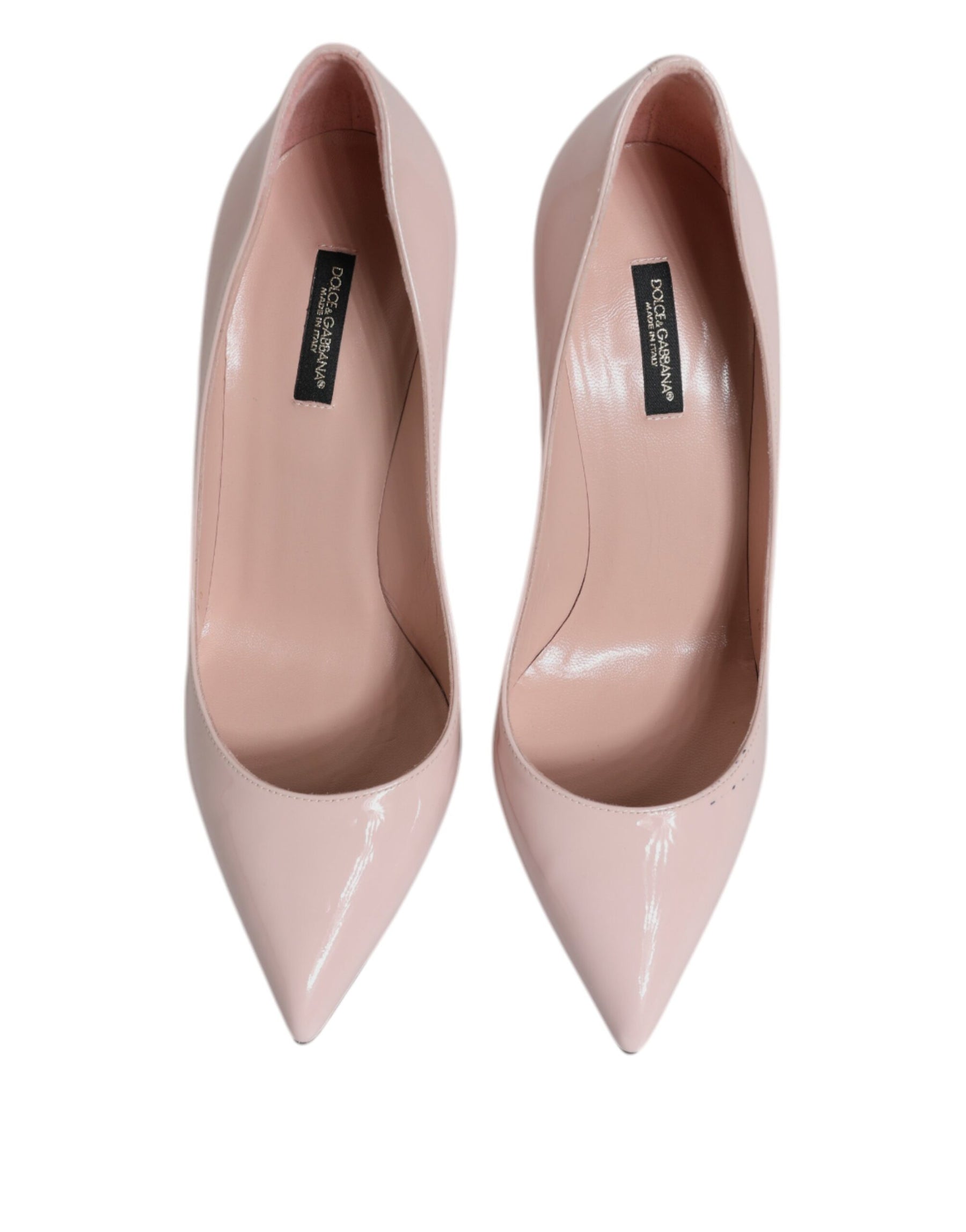 Dolce & Gabbana Pink Patent Leather Stiletto Heel Pumps Shoes | Regal Royce