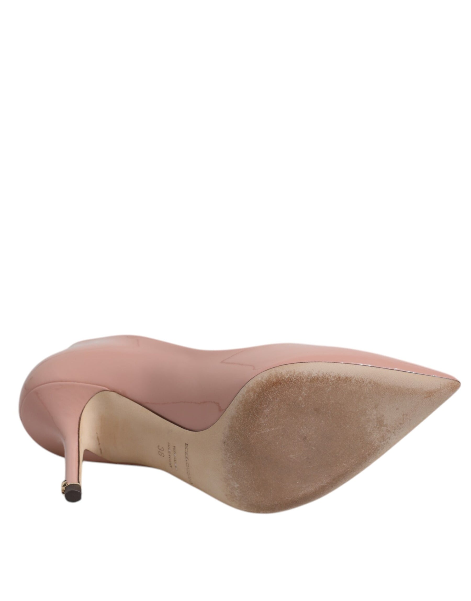 Dolce & Gabbana Pink Patent Leather Stiletto Heel Pumps Shoes | Regal Royce