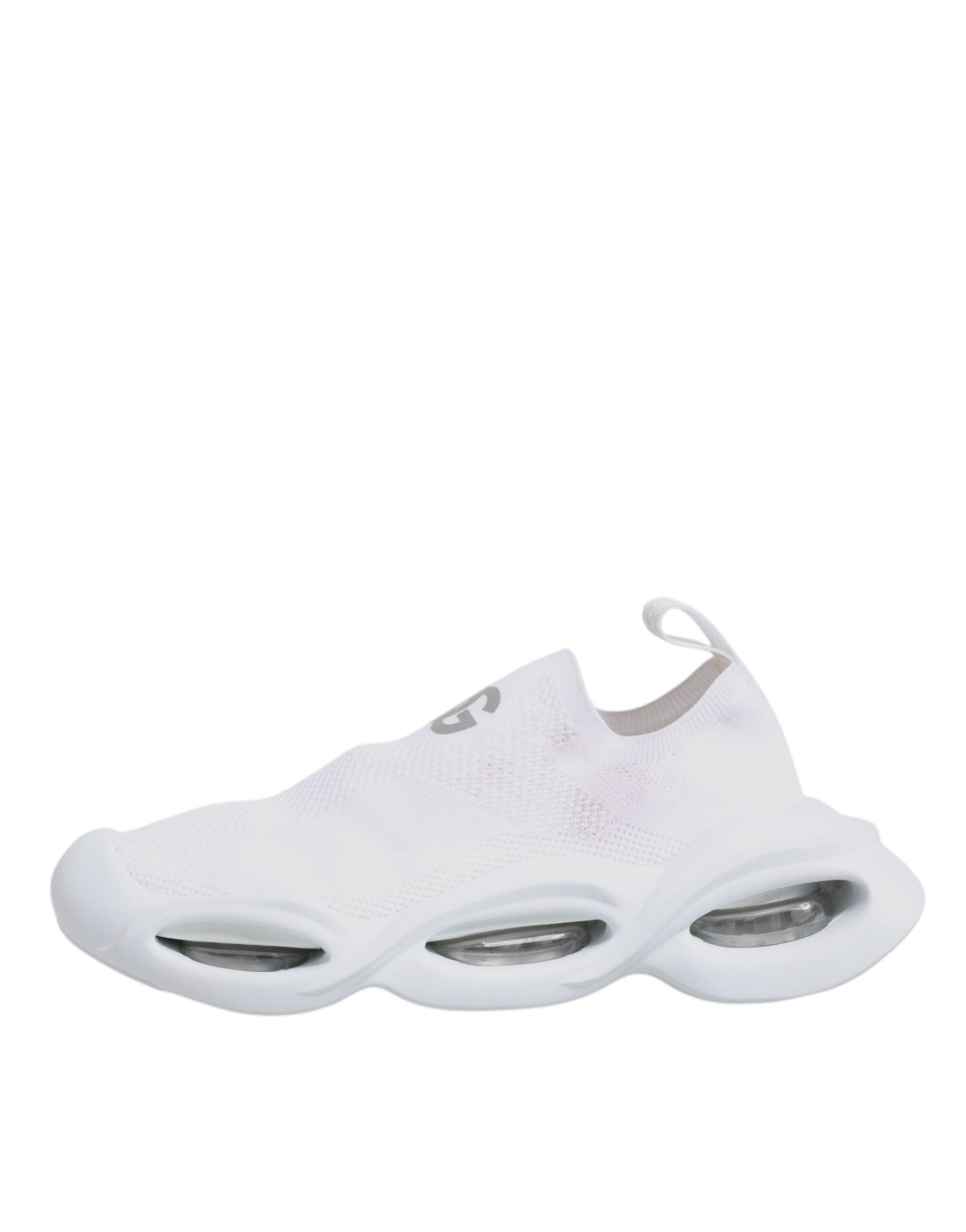 Dolce & Gabbana White Slip On Wave Low Top Sneakers Shoes | Regal Royce