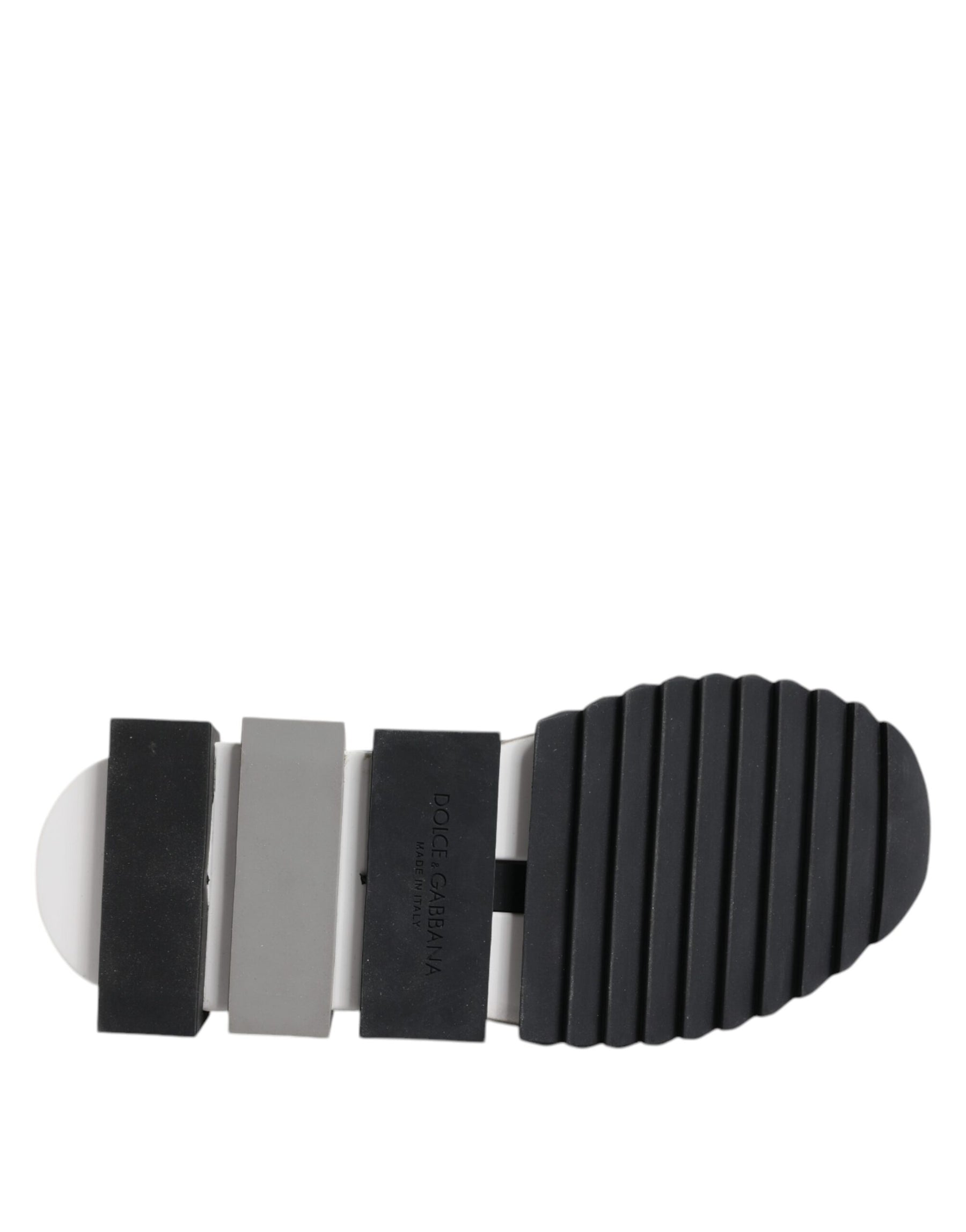 Dolce & Gabbana White Black Sorrento Socks Sneakers Shoes | Regal Royce