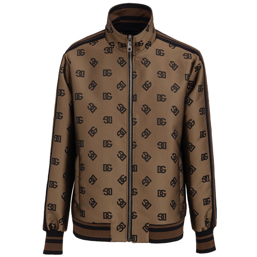 Dolce & Gabbana Bronze Polyester Shell Jacket | Regal Royce