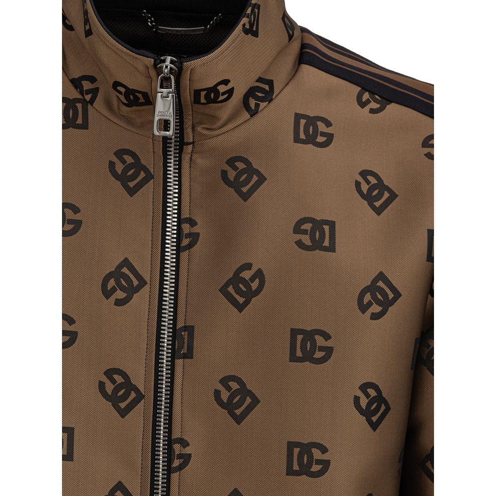 Dolce & Gabbana Bronze Polyester Shell Jacket | Regal Royce