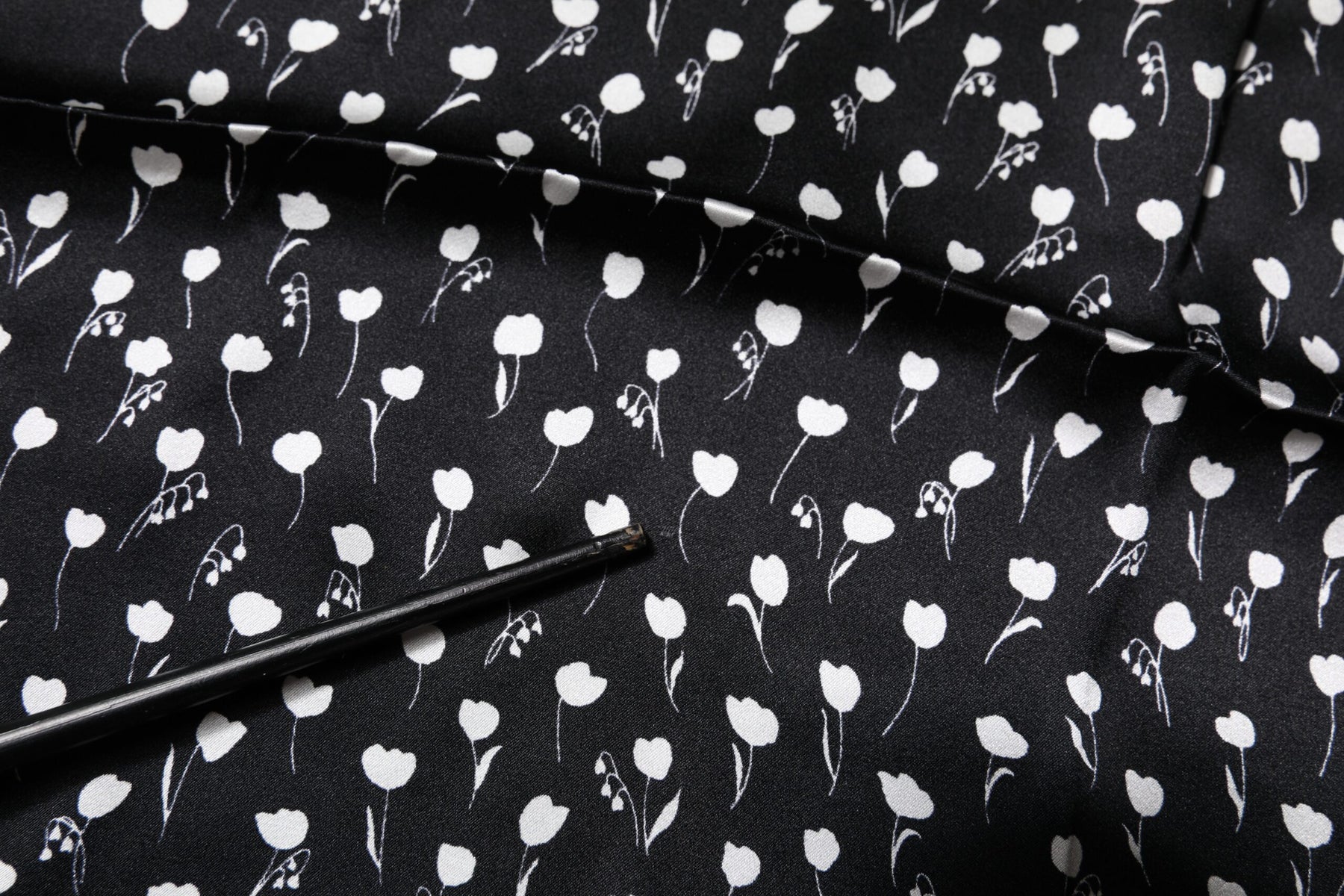 Dolce & Gabbana Black Floral Silk Square Wrap Shawl Scarf | Regal Royce