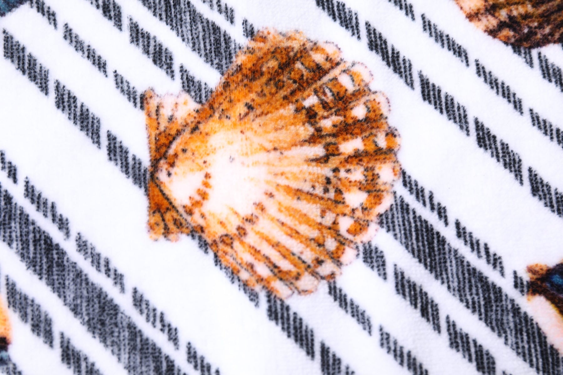 Dolce & Gabbana Multicolor Stripes Seashells Beach Towel | Regal Royce