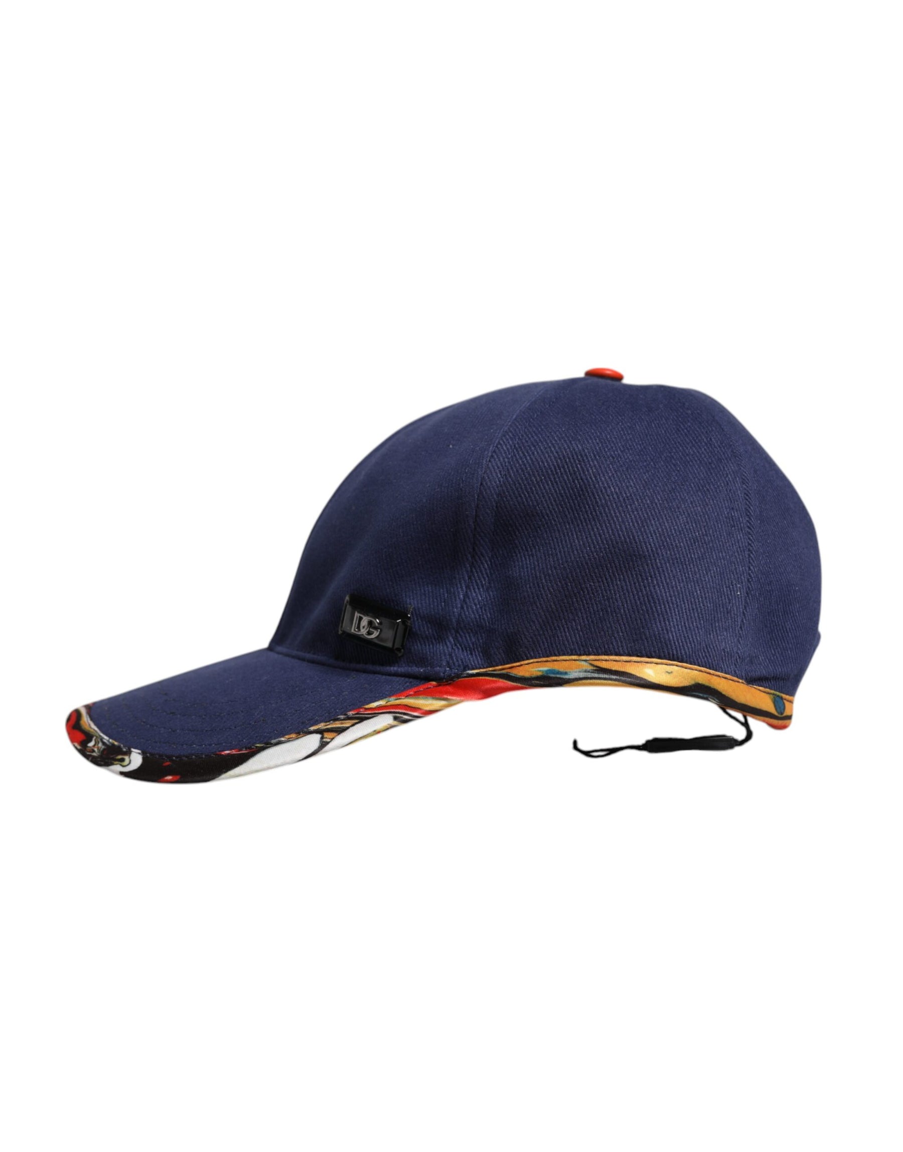 Dolce & Gabbana Blue Cotton 6 Panels Baseball Cap | Regal Royce