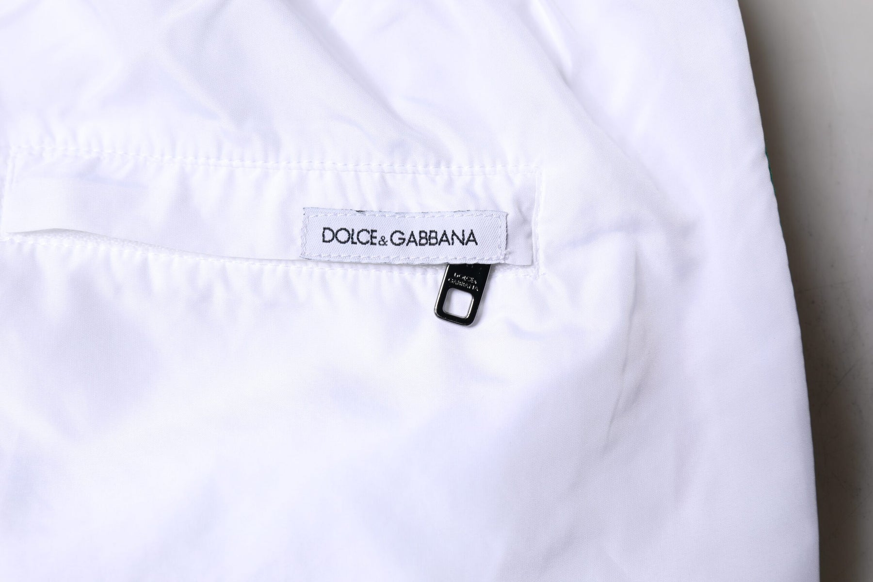 Dolce & Gabbana White Stripes Beachwear Shorts 2 Pc Swimwear | Regal Royce