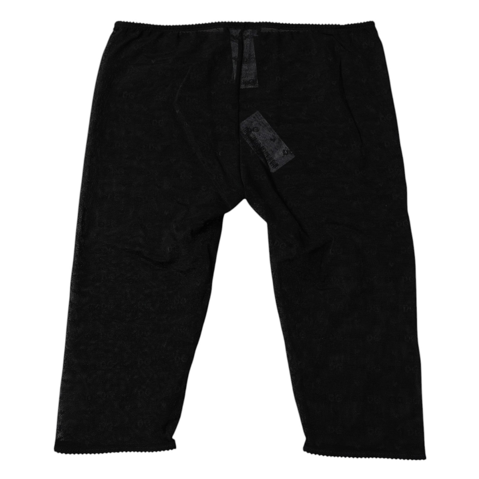 Dolce & Gabbana Black Logo Lace Lingerie Cropped Tight Underwear | Regal Royce