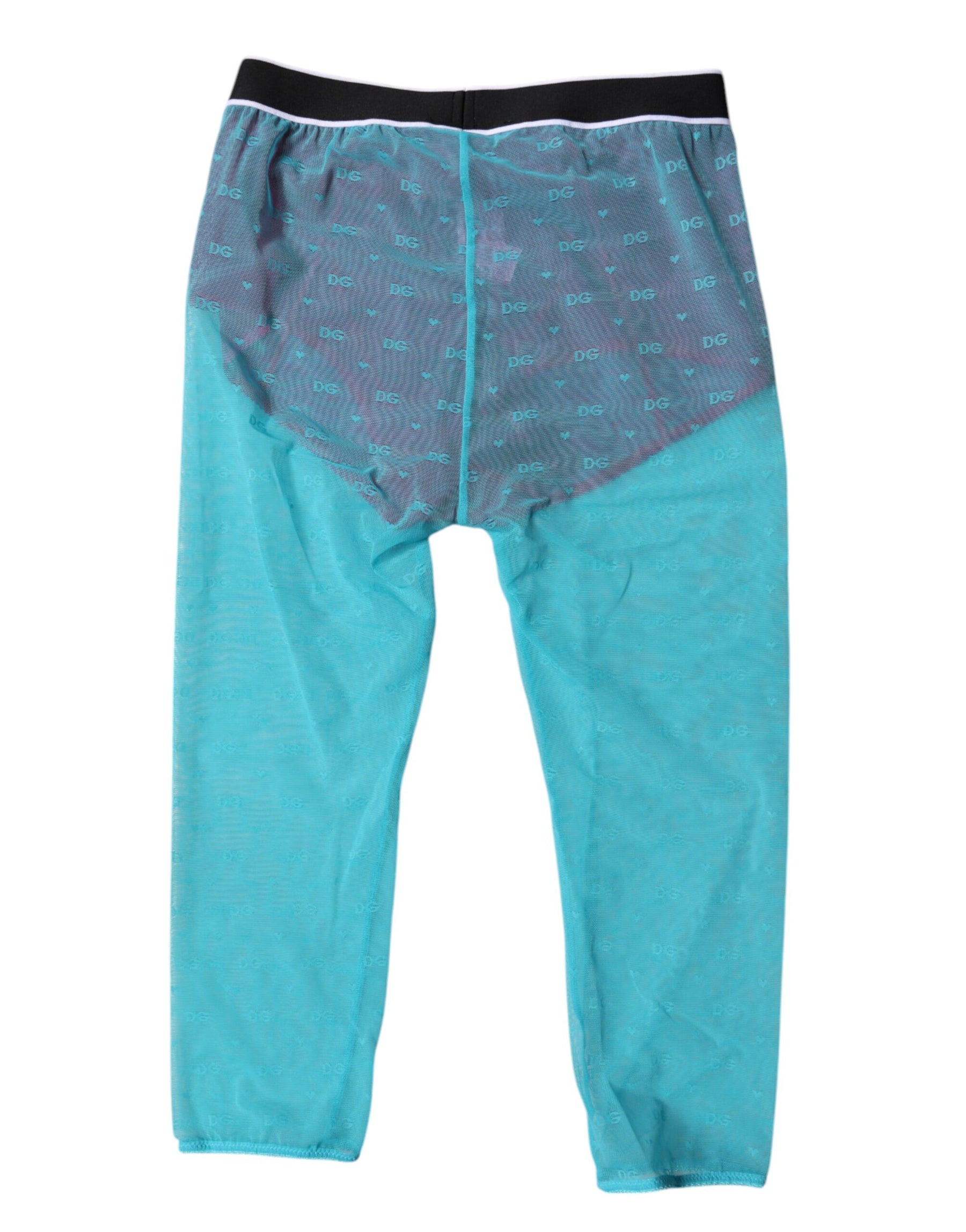 Dolce & Gabbana Blue Fuchsia Logo Lingerie Cropped Underwear | Regal Royce