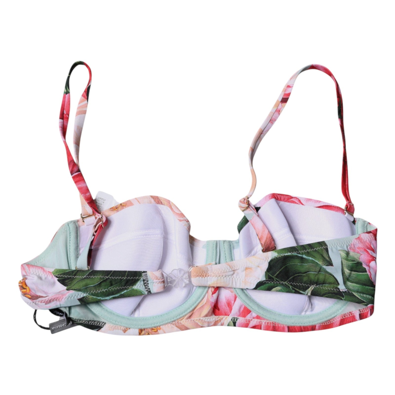 Dolce & Gabbana Multicolor Floral Padded Balconette Bra Underwear | Regal Royce