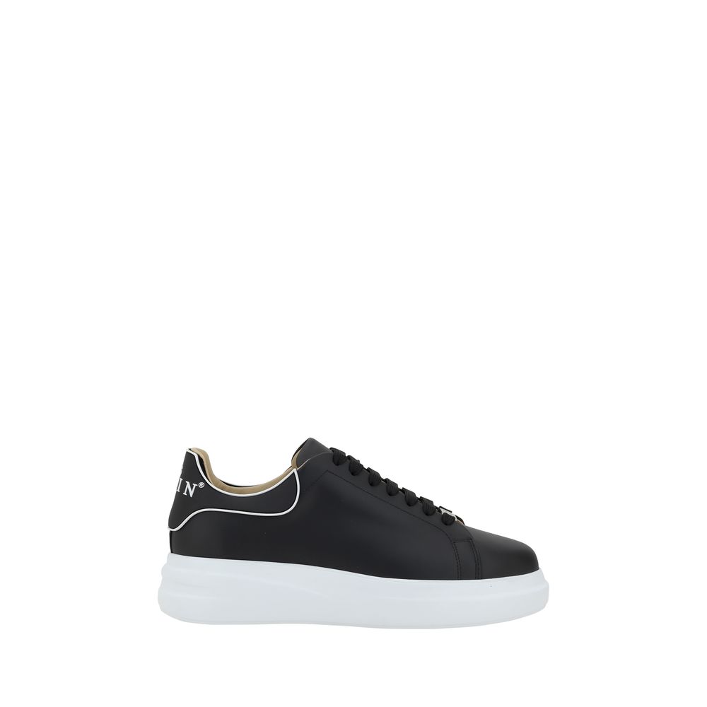 Philipp Plein Black Rubber Low Top Sneakers | Regal Royce