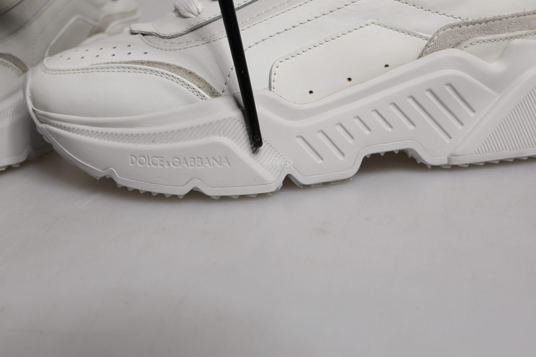 Dolce & Gabbana White Daymaster Low Top Sneakers Shoes | Regal Royce