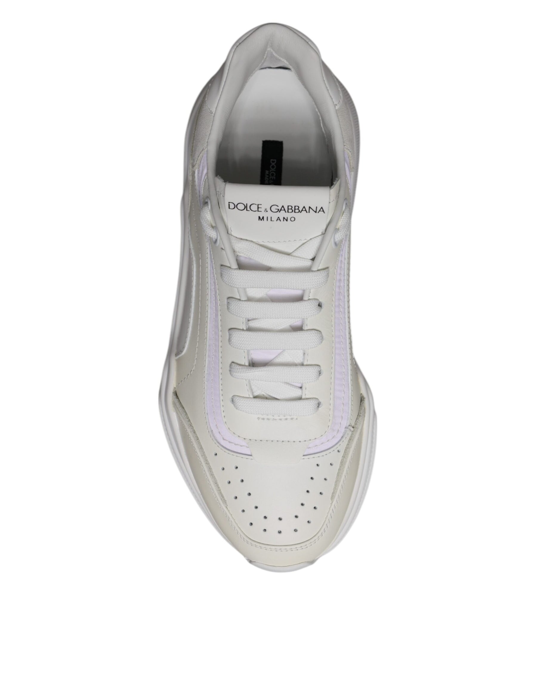 Dolce & Gabbana White Daymaster Low Top Sneakers Shoes | Regal Royce