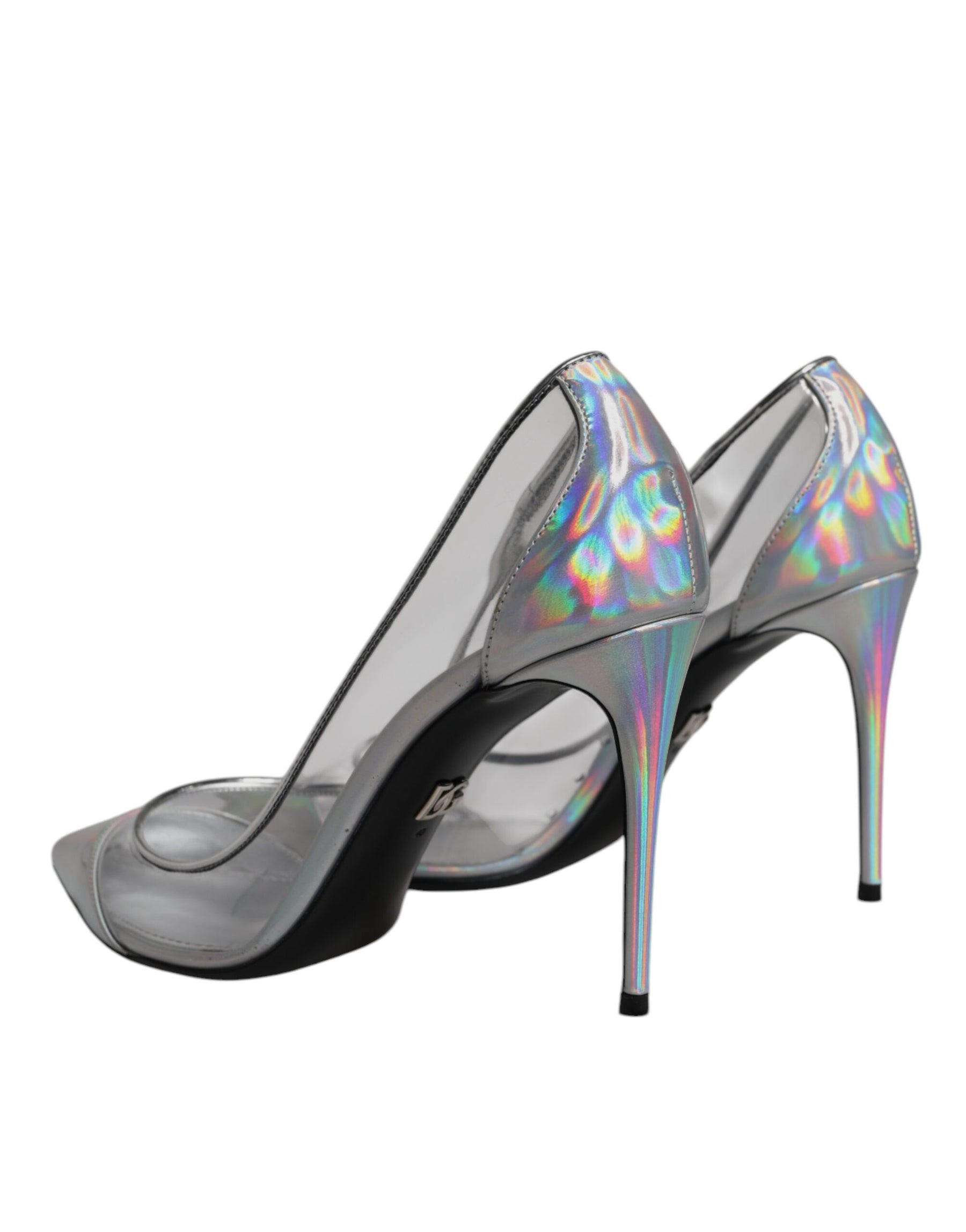 Dolce & Gabbana Multicolor Iridescent Pointed Toe Pumps Shoes | Regal Royce