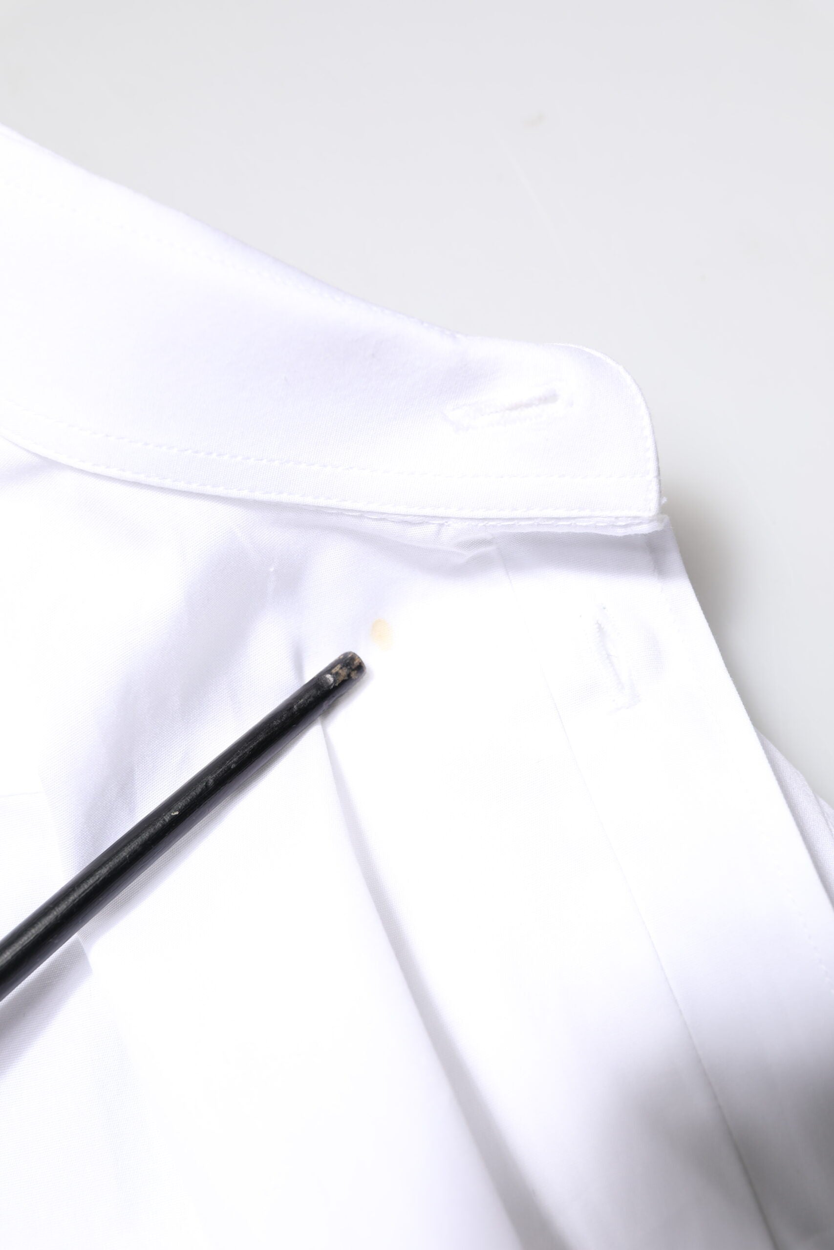 Dolce & Gabbana White GOLD Cotton Long Sleeves Men Dress Shirt | Regal Royce