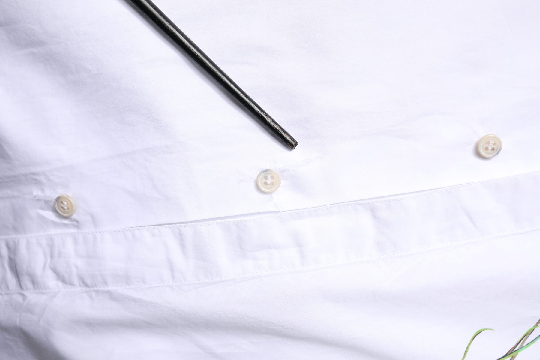 Dolce & Gabbana White Cotton Peacock Feather GOLD Formal Shirt | Regal Royce