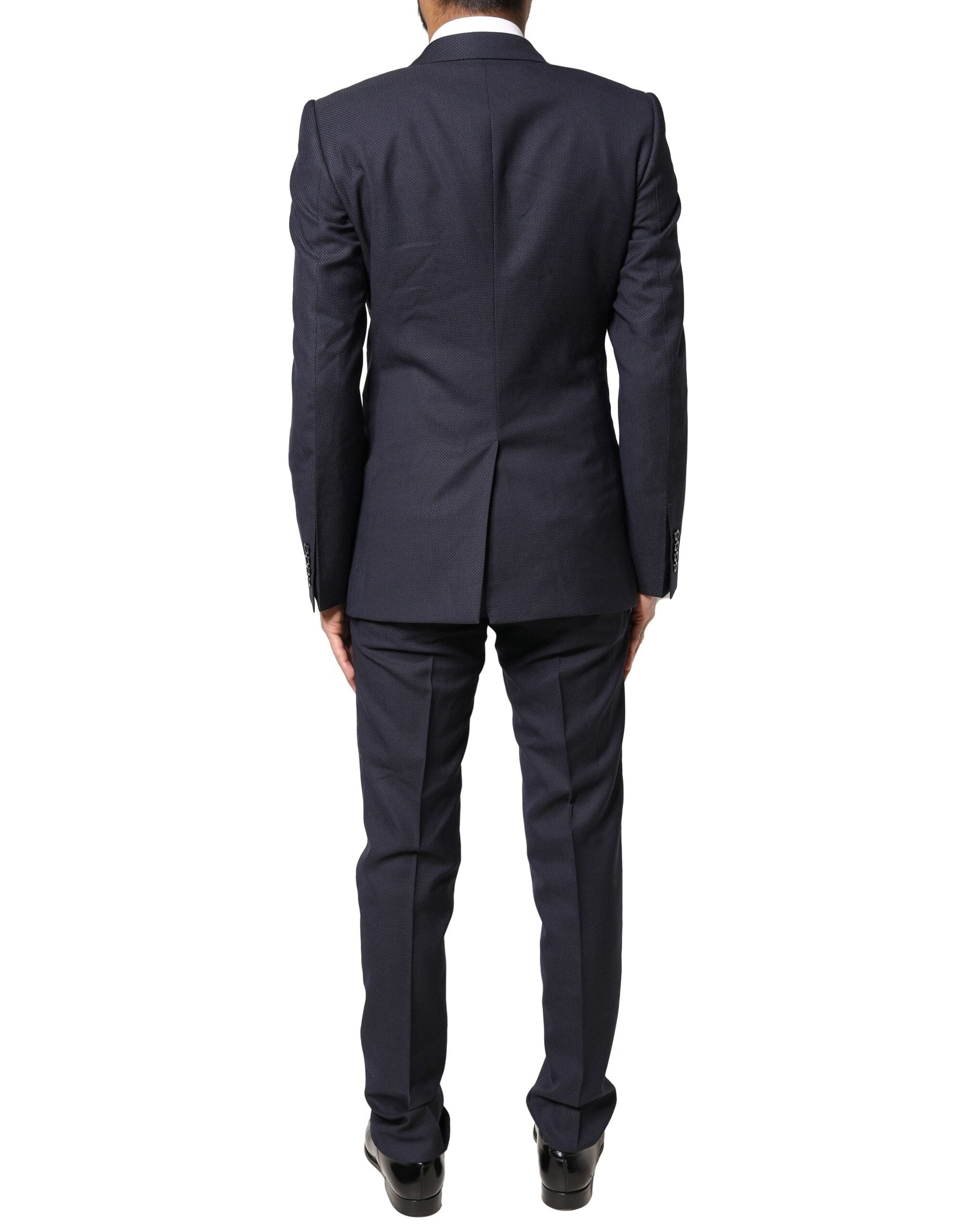 Dolce & Gabbana Black Fantasy MARTINI 3 Piece Formal Suit | Regal Royce