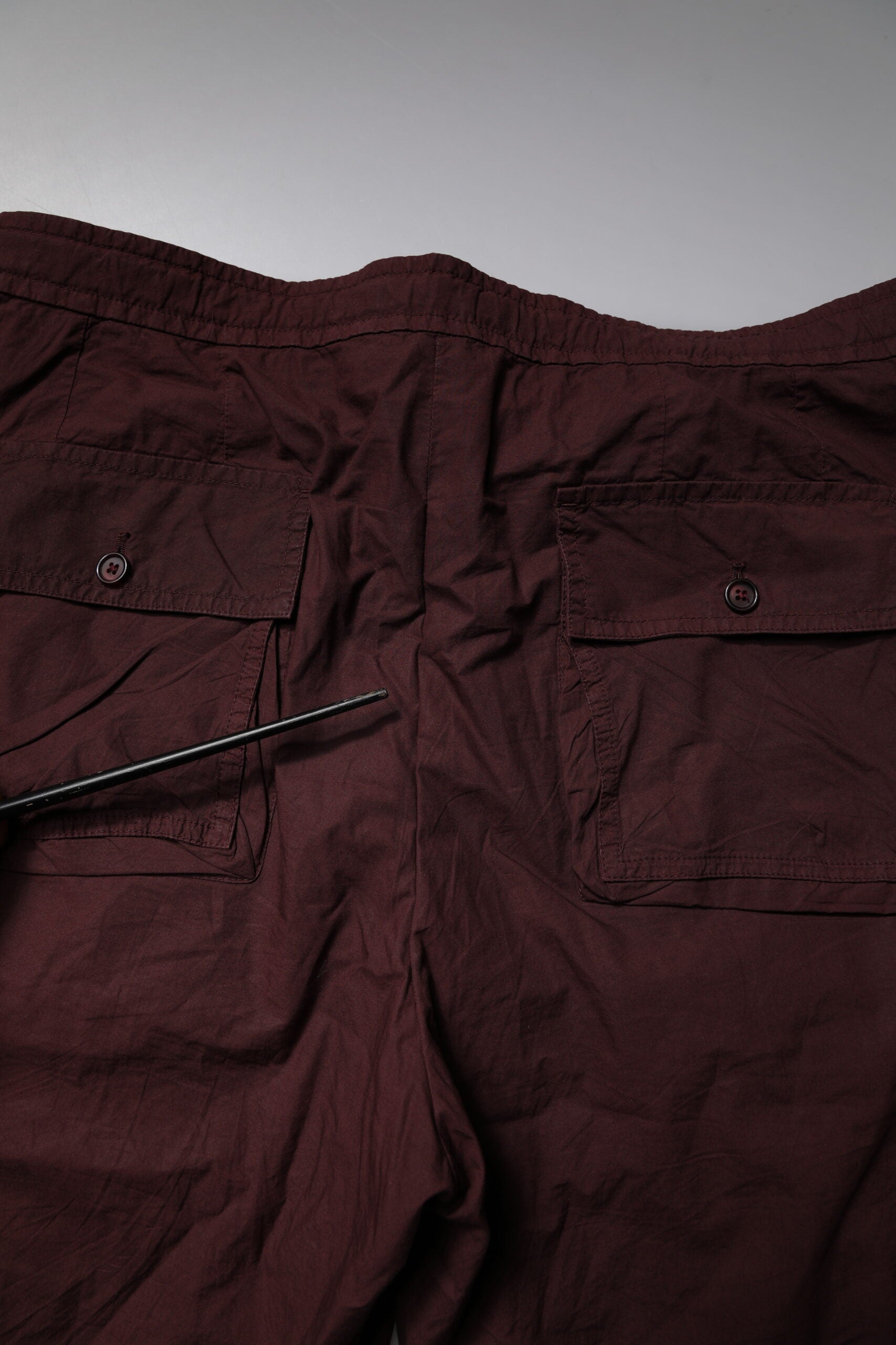 Dolce & Gabbana Maroon Cotton Cargo Jogger Sweatpants Pants | Regal Royce